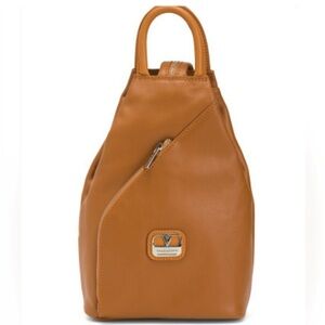 Valentina Leather Sling Backpack